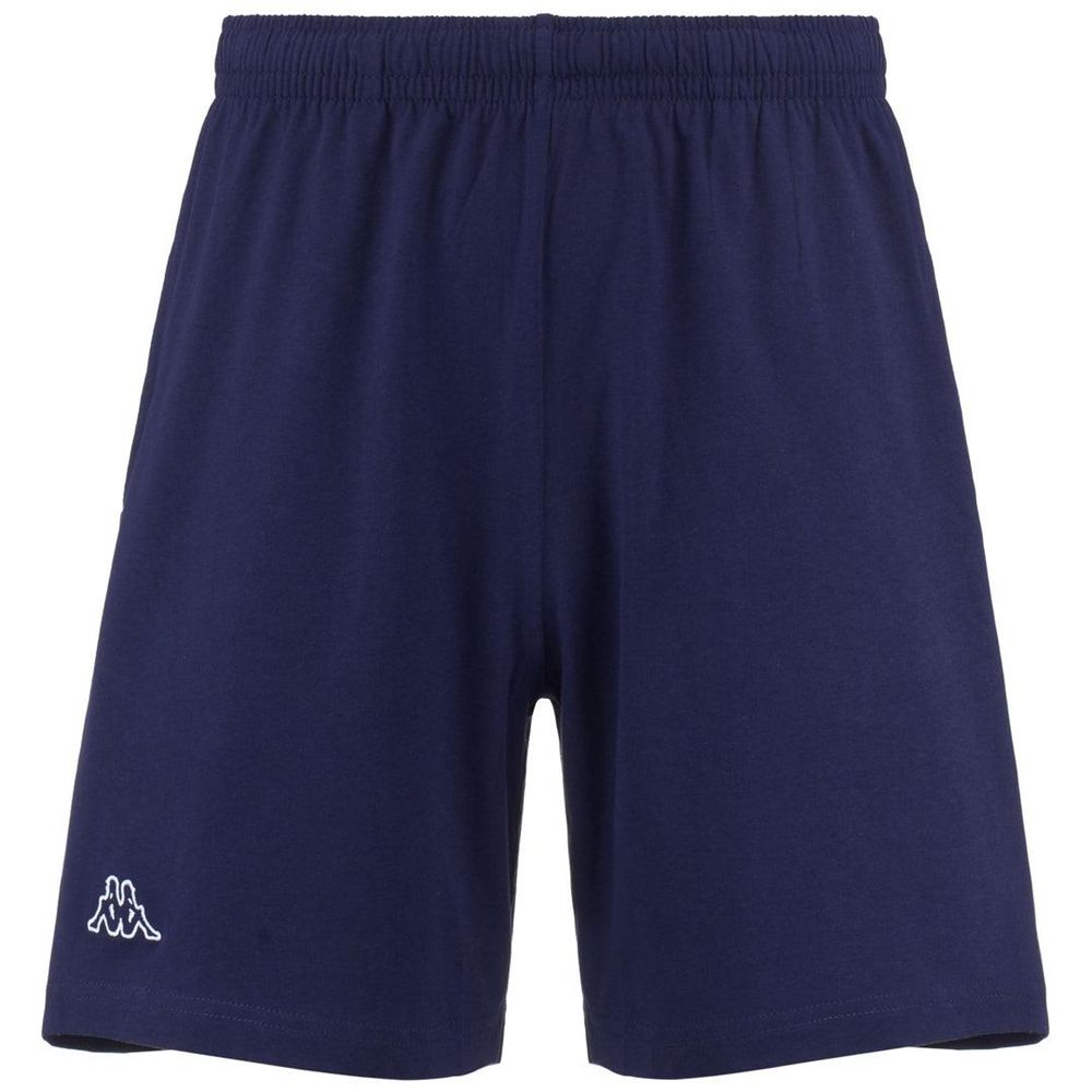 Men Kappa Logo Cabog Shorts Navy | 872135-HNG