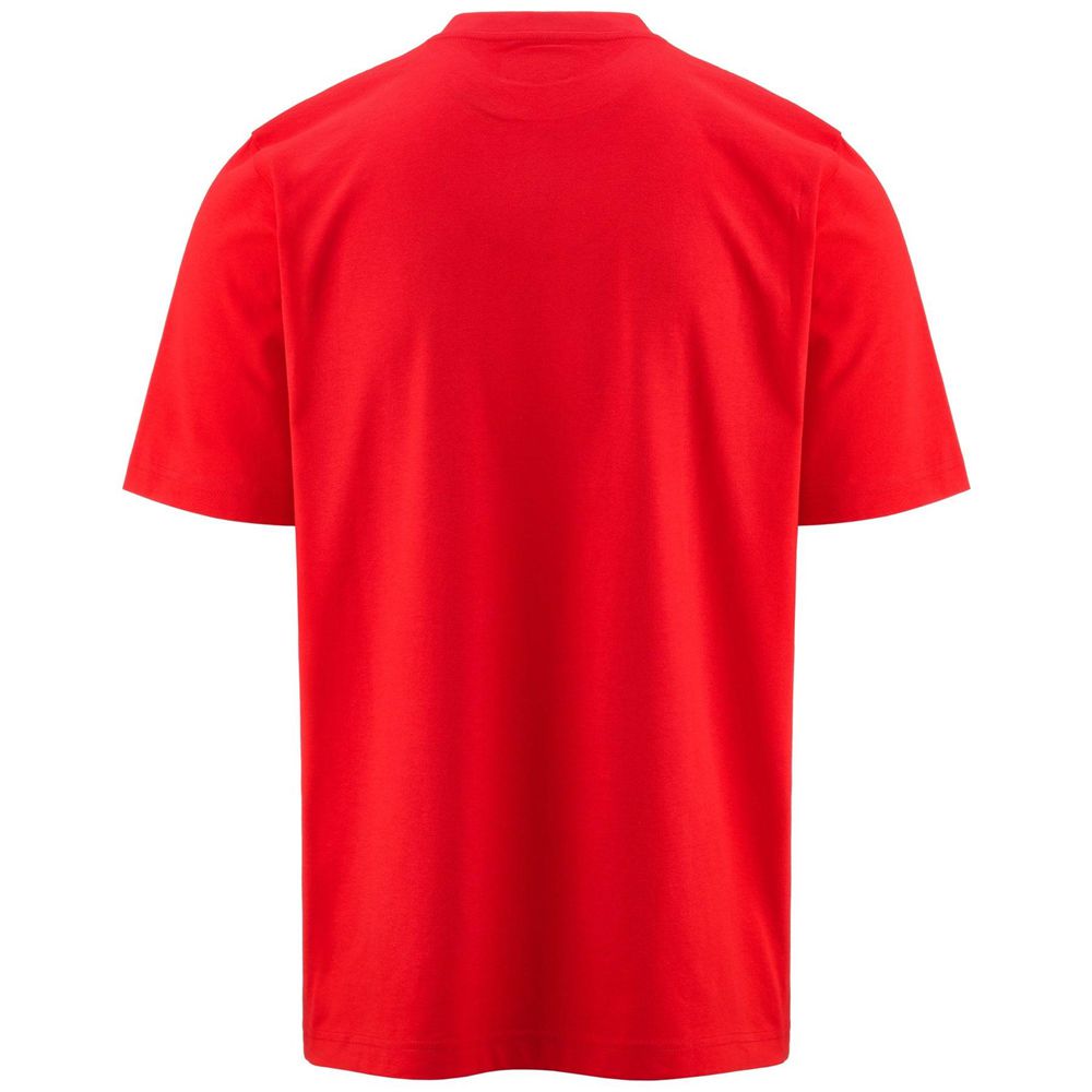 Men Kappa Logo Ediz T-Shirt Red | 925063-HWT