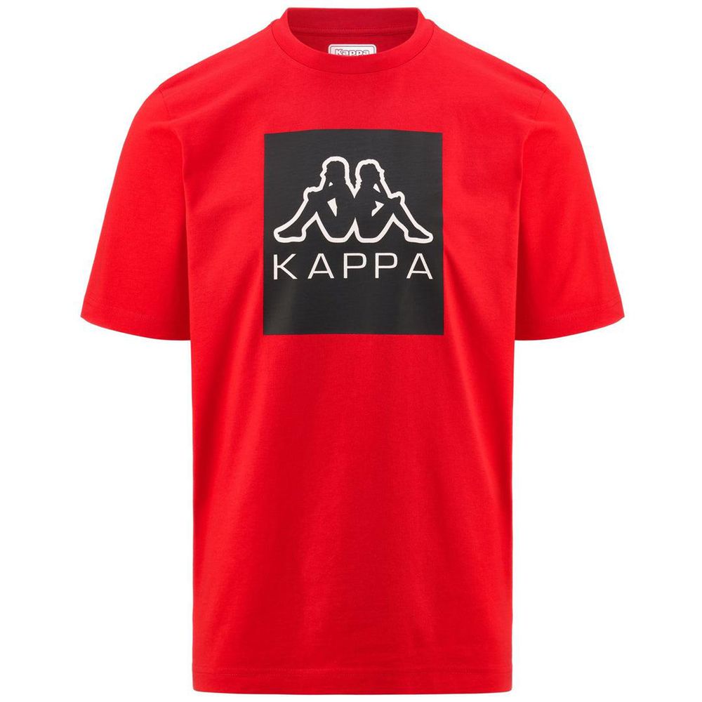 Men Kappa Logo Ediz T-Shirt Red | 925063-HWT