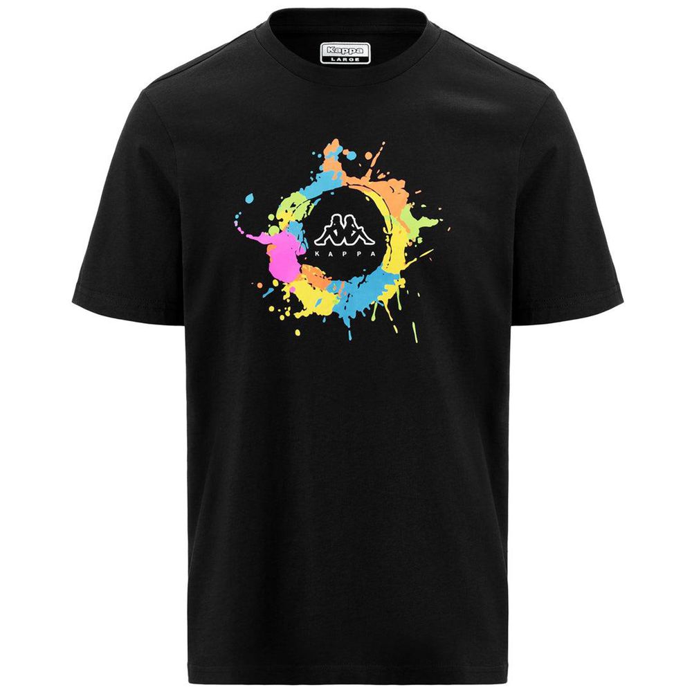 Men Kappa Logo Eremo T-Shirt Black | 314592-XVW