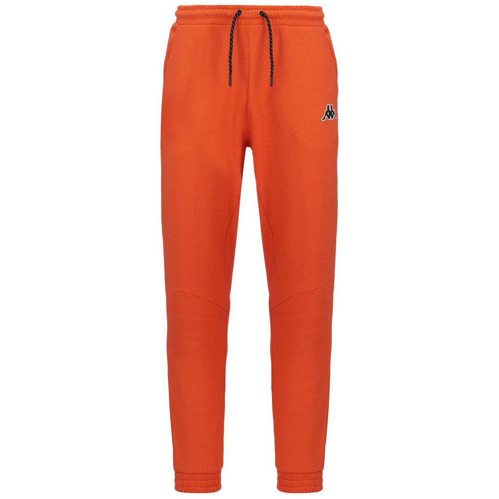 Men Kappa Logo Ester Pants Orange | 413268-IYB