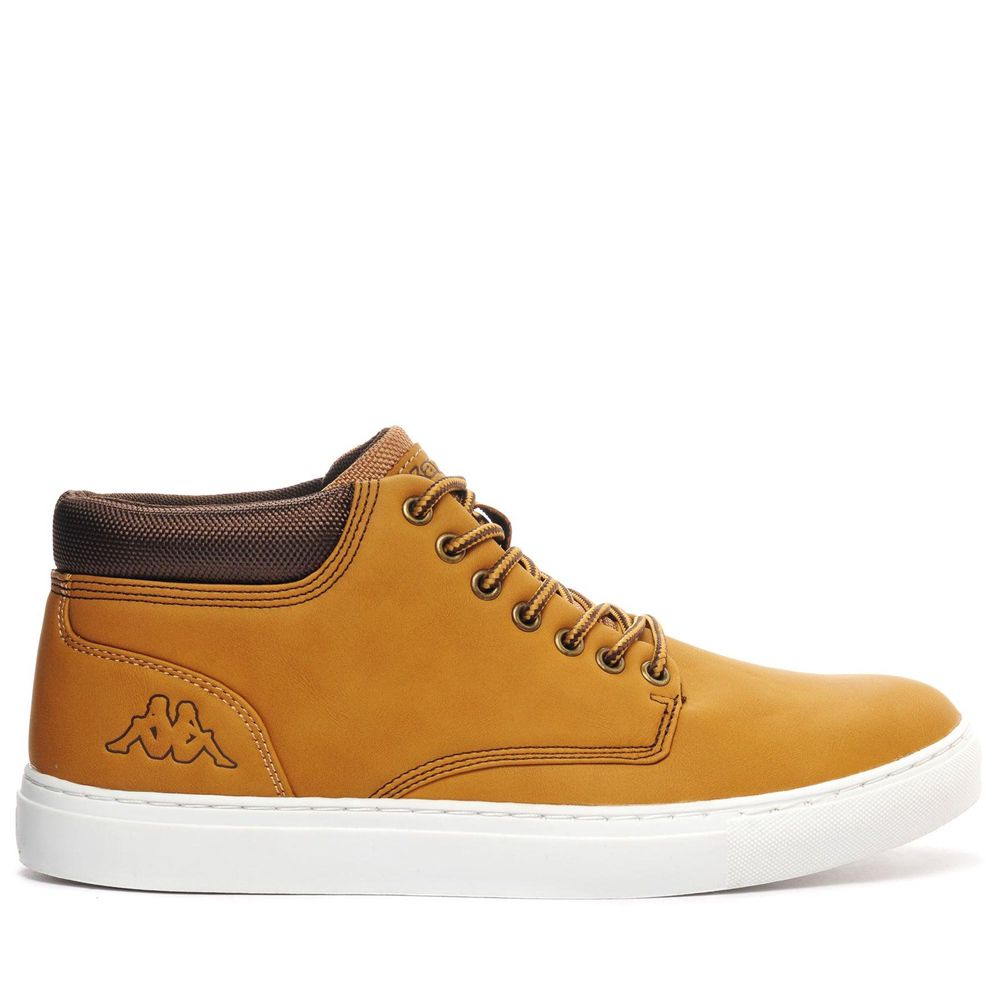 Men Kappa Logo Fesant 2 Boots Yellow | 580146-JDI