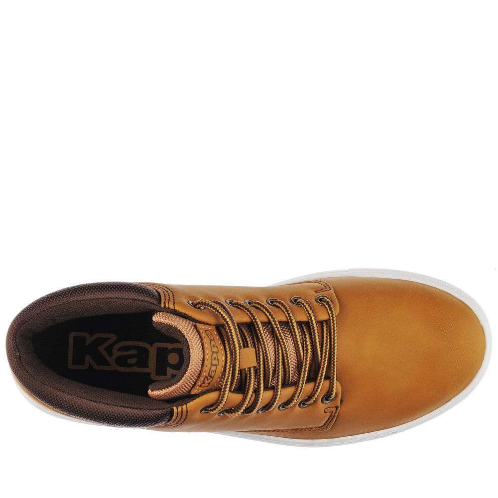 Men Kappa Logo Fesant 2 Boots Yellow | 580146-JDI