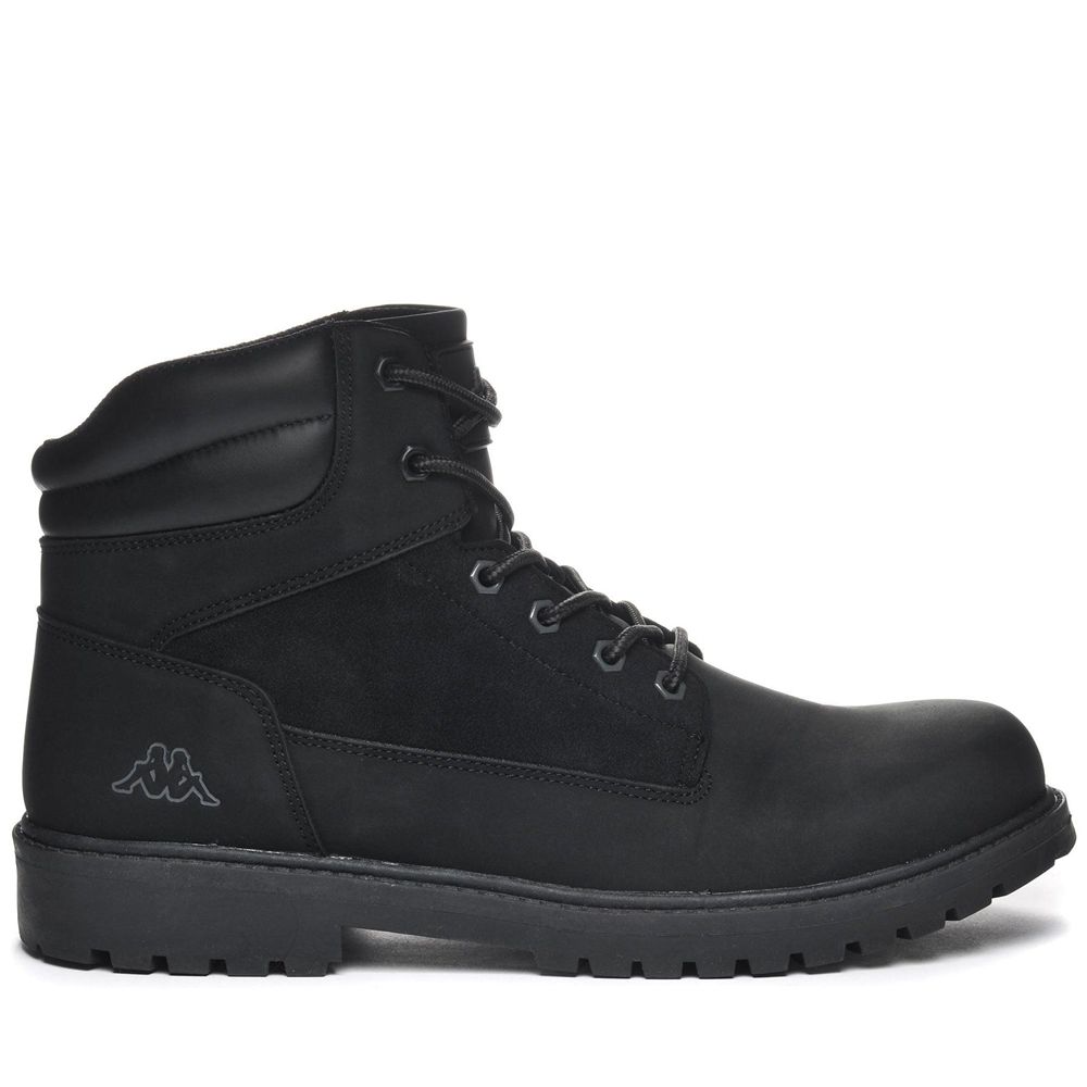 Men Kappa Logo Fillmore Md Boots Black | 486031-OTD