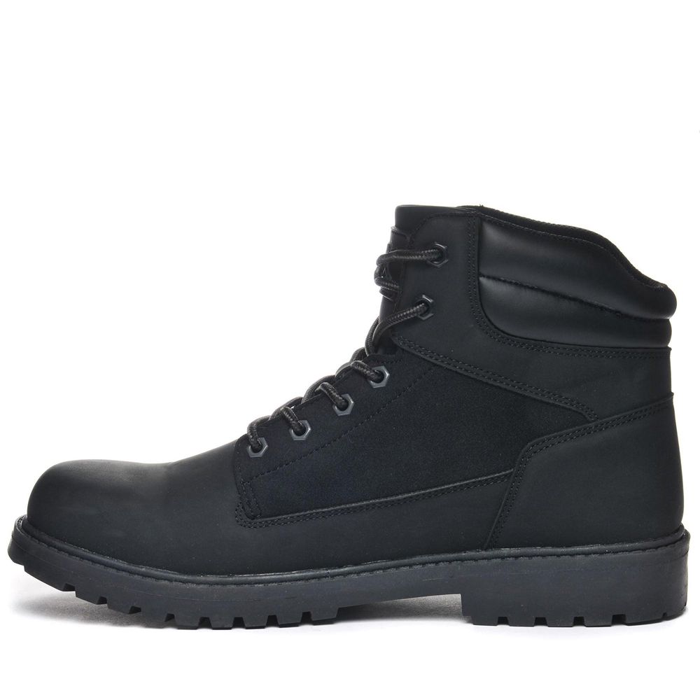 Men Kappa Logo Fillmore Md Boots Black | 486031-OTD