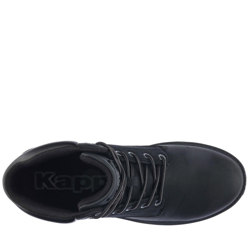 Men Kappa Logo Fillmore Md Boots Black | 486031-OTD