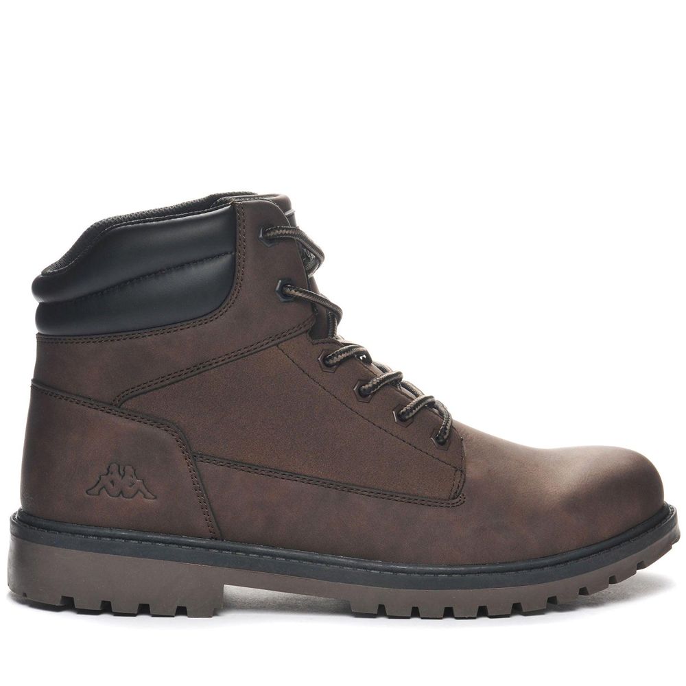 Men Kappa Logo Fillmore Md Boots Brown | 420576-VAG