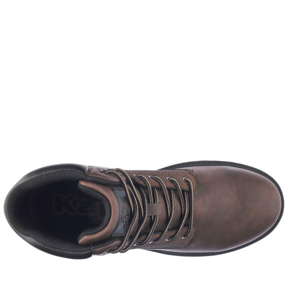 Men Kappa Logo Fillmore Md Boots Brown | 420576-VAG