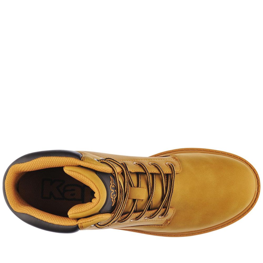 Men Kappa Logo Fillmore Md Boots Yellow | 029846-RME