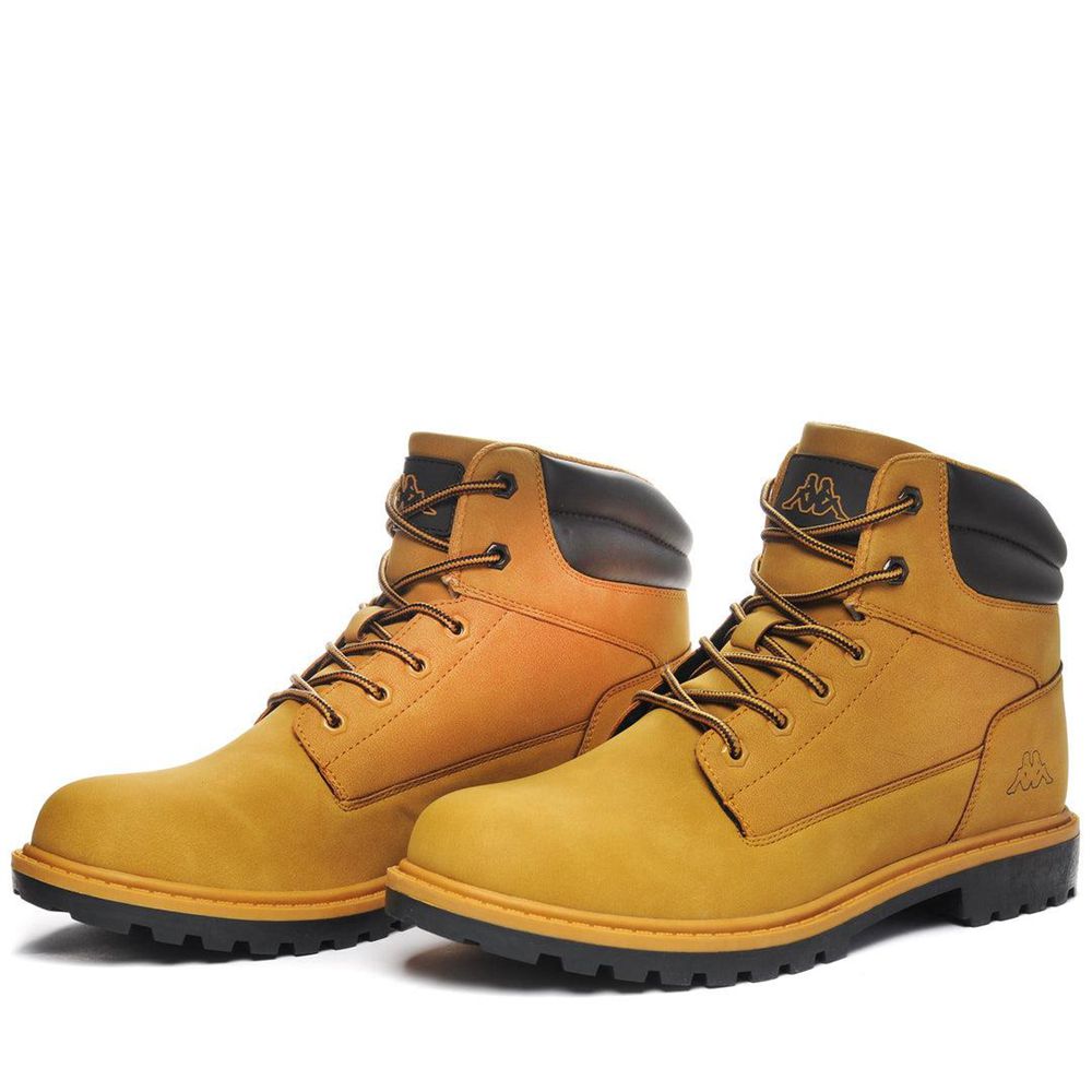 Men Kappa Logo Fillmore Md Boots Yellow | 029846-RME