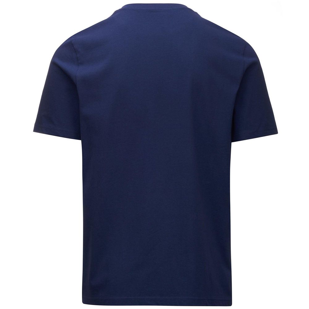 Men Kappa Logo Fioro T-Shirt Navy | 548306-URY