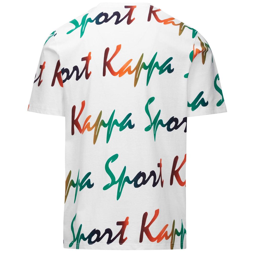 Men Kappa Logo Fogro T-Shirt White | 369514-JDX