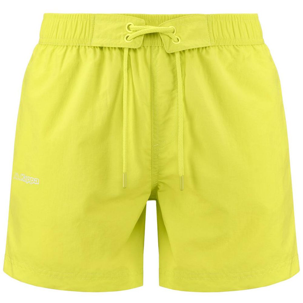 Men Kappa Logo Forrio Swimwear Yellow | 287103-DIB