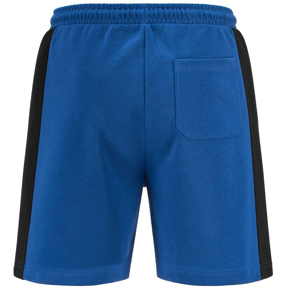 Men Kappa Logo Friglo Shorts Blue | 047586-YRZ