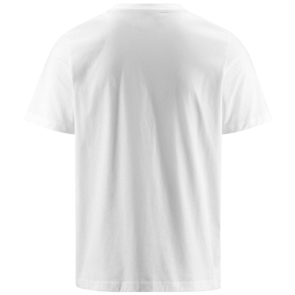 Men Kappa Logo Frillo T-Shirt White | 768413-OBK