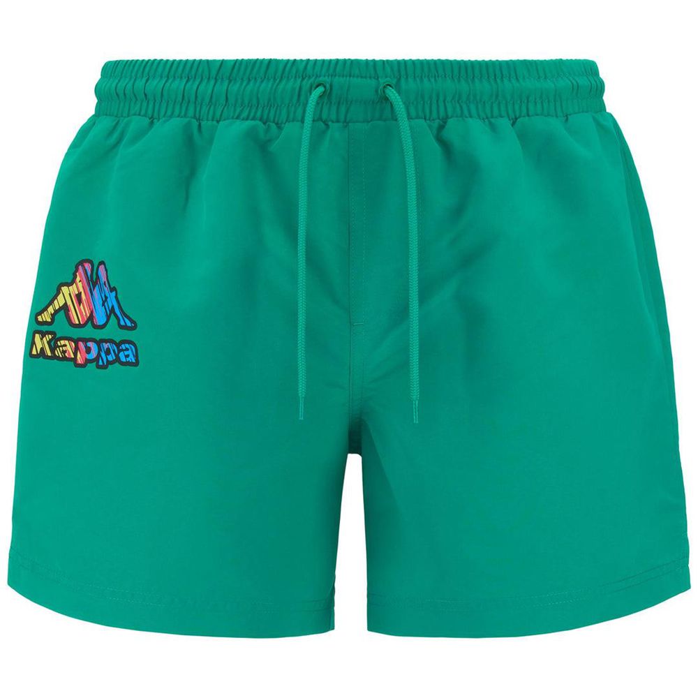 Men Kappa Logo Friogo Swimwear Green | 369548-ICD