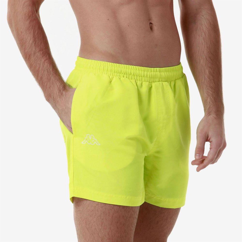 Men Kappa Logo Fultomi Swimwear Green | 389765-BUX