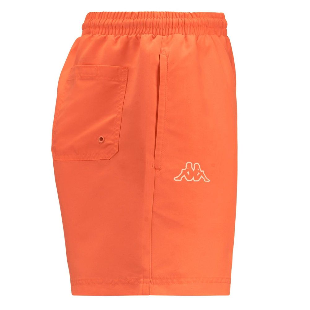 Men Kappa Logo Fultomi Swimwear Orange | 805731-LZT