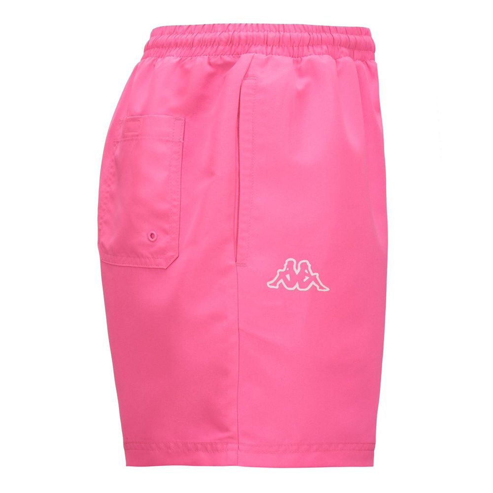 Men Kappa Logo Fultomi Swimwear Pink | 071532-UYK