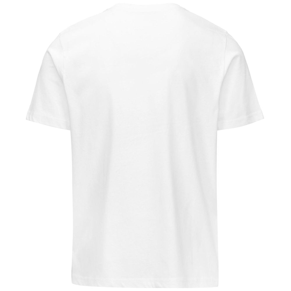 Men Kappa Logo Funior T-Shirt White | 729315-NUZ