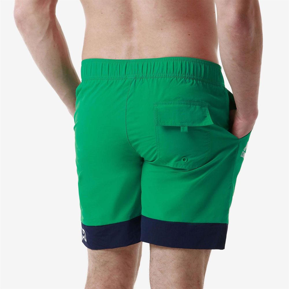 Men Kappa Logo Fuxom Swimwear Green | 798465-NIY