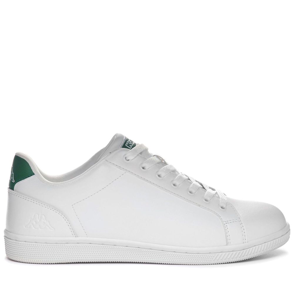 Men Kappa Logo Galter 5 Sneakers White | 736081-LRG