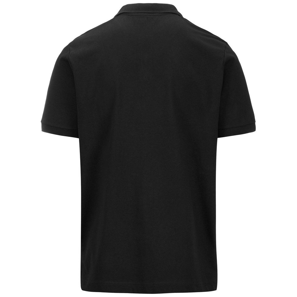 Men Kappa Logo Holiver Mss Polo Shirt Black | 609143-UHV