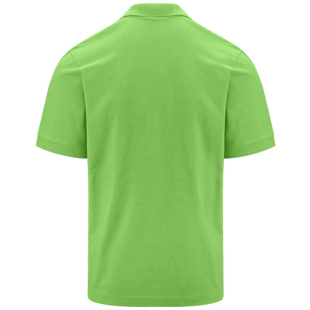 Men Kappa Logo Holiver Mss Polo Shirt Green | 170528-LTC