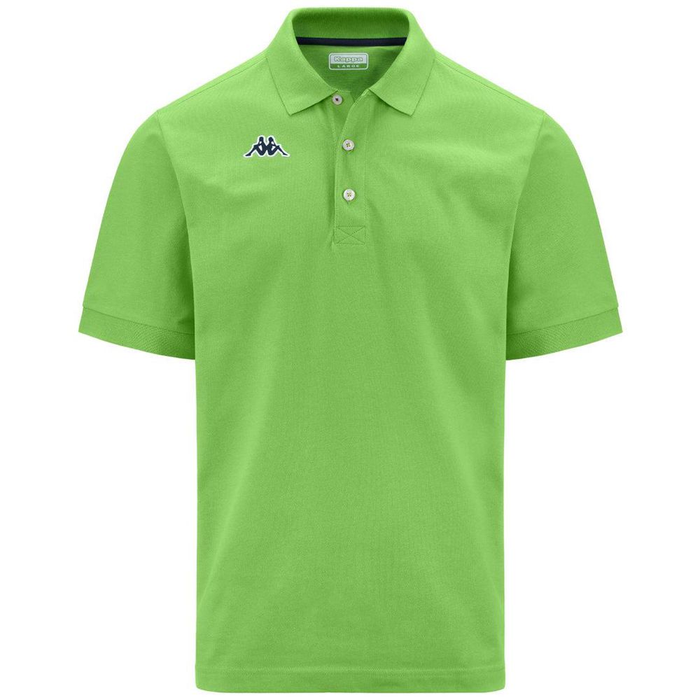 Men Kappa Logo Holiver Mss Polo Shirt Green | 170528-LTC