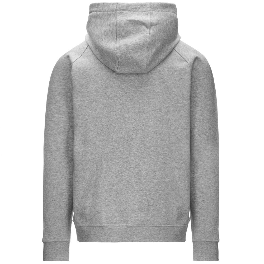 Men Kappa Logo Jack Slim Hoodie Grey | 729581-FGW