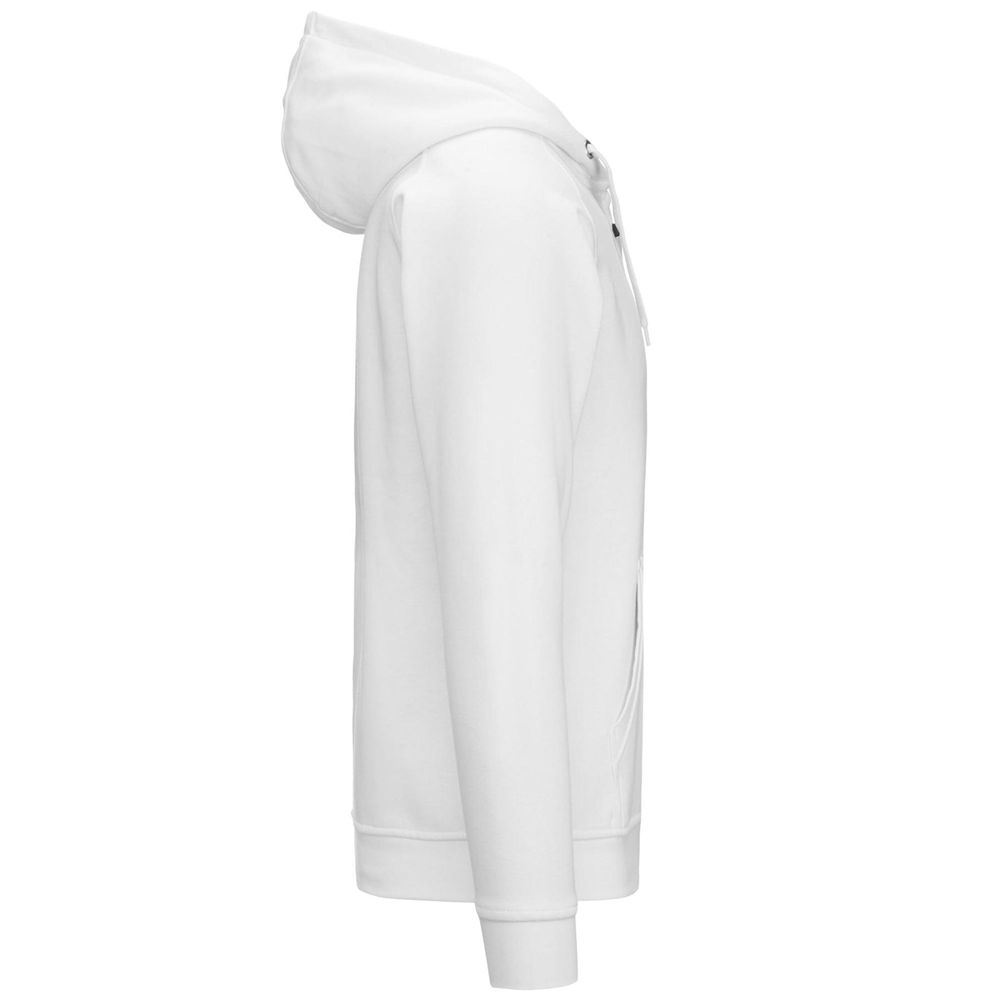 Men Kappa Logo Jack Slim Hoodie White | 468315-SLJ