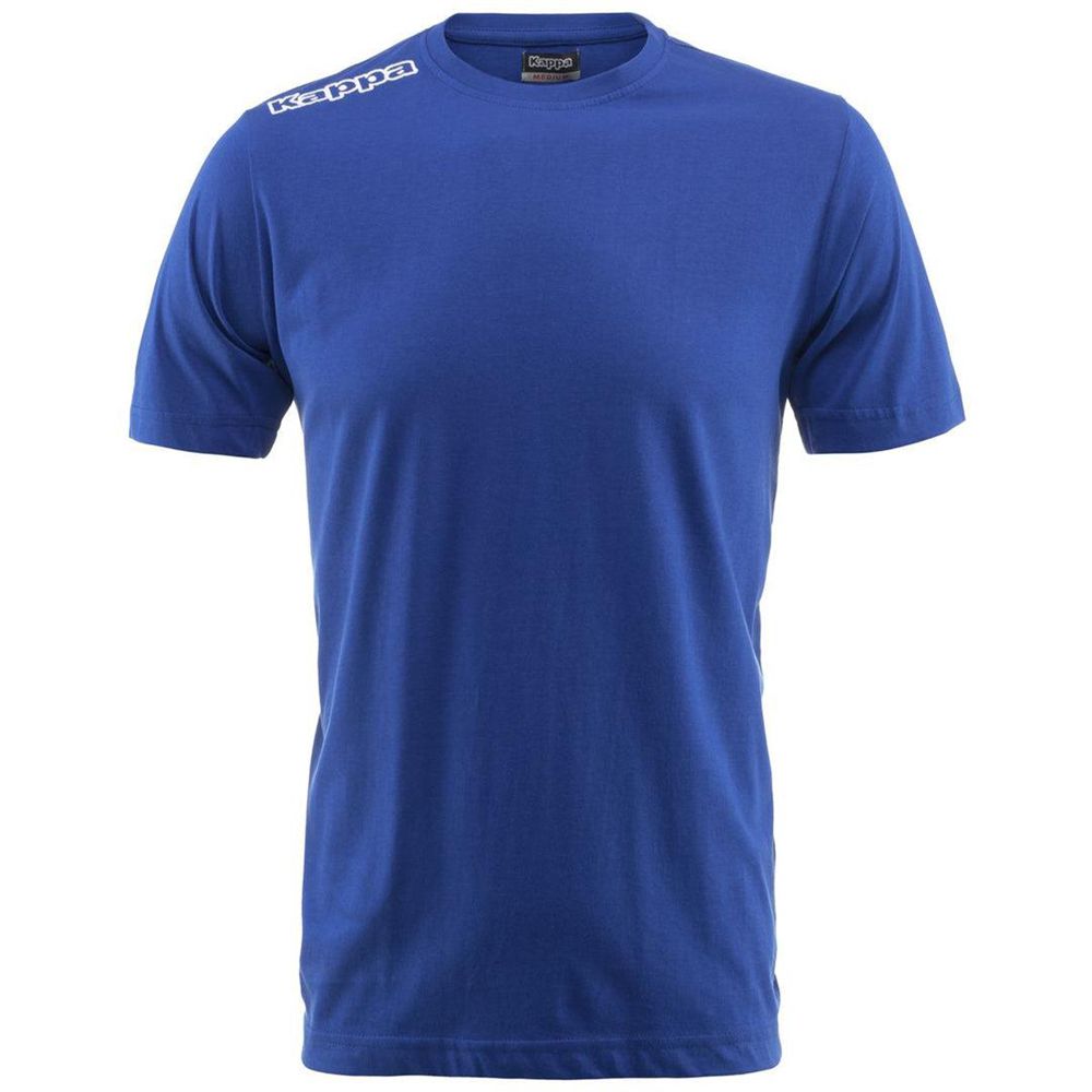 Men Kappa Logo Kafers T-Shirt Blue | 470965-HXJ