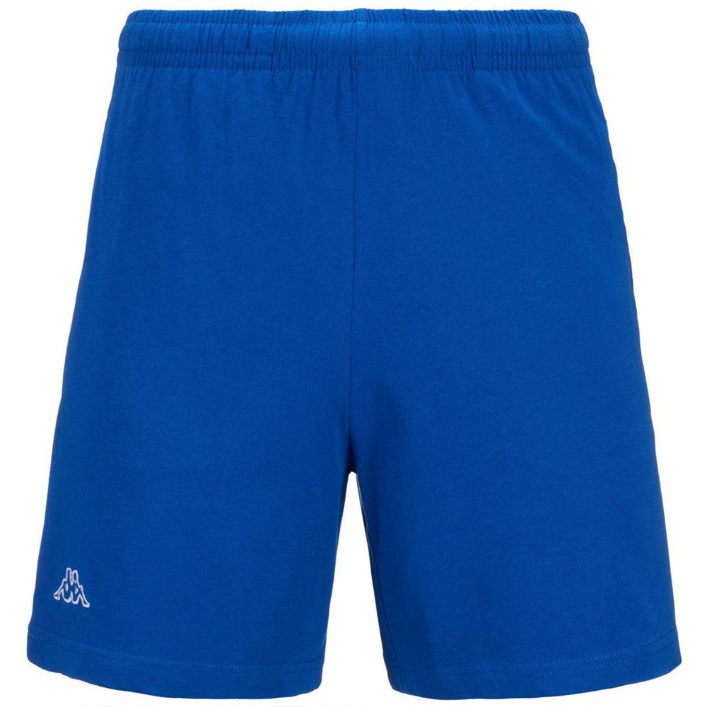 Men Kappa Logo Korpo Cabas Shorts Blue | 956043-XQY