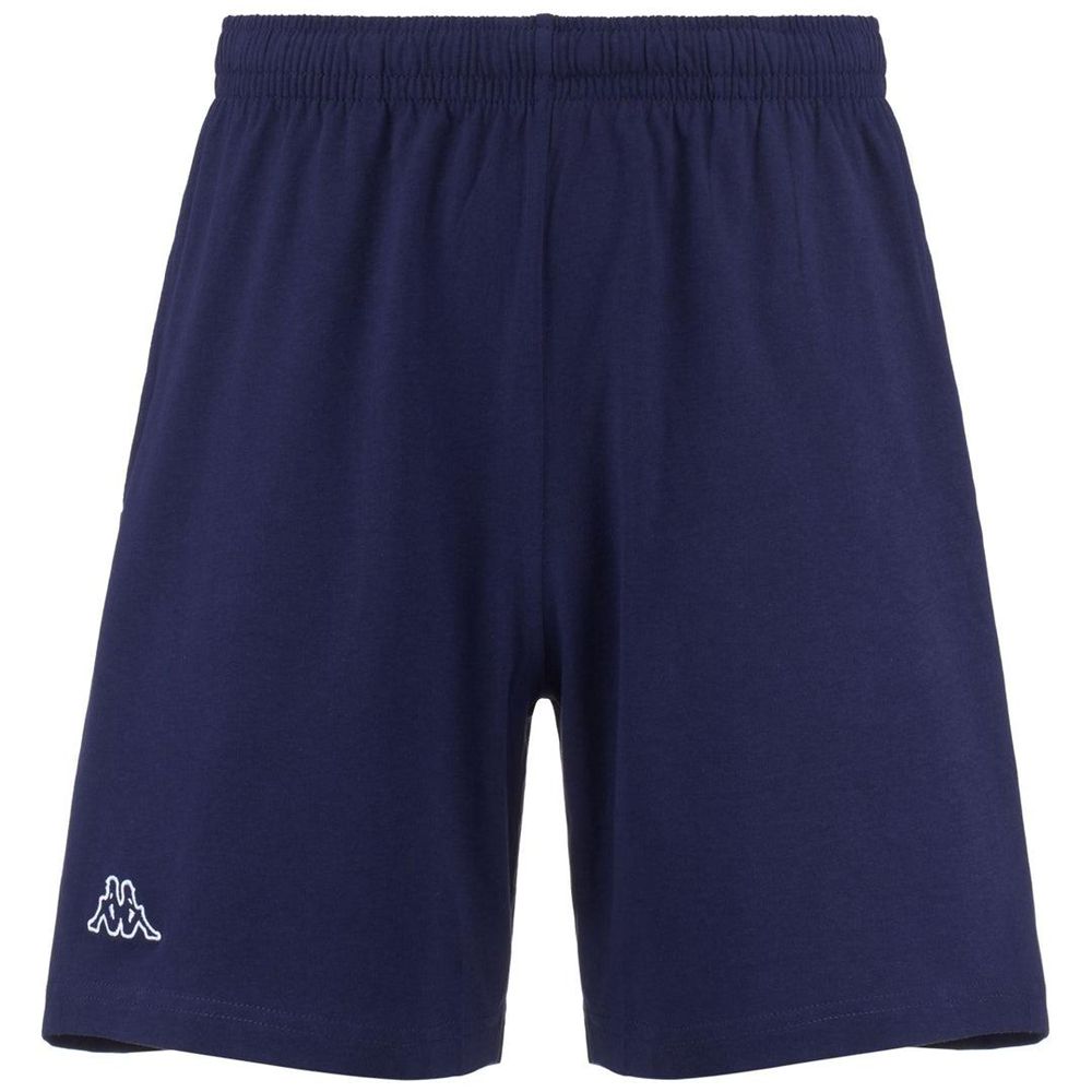 Men Kappa Logo Korpo Cabas Shorts Navy | 751203-QHY