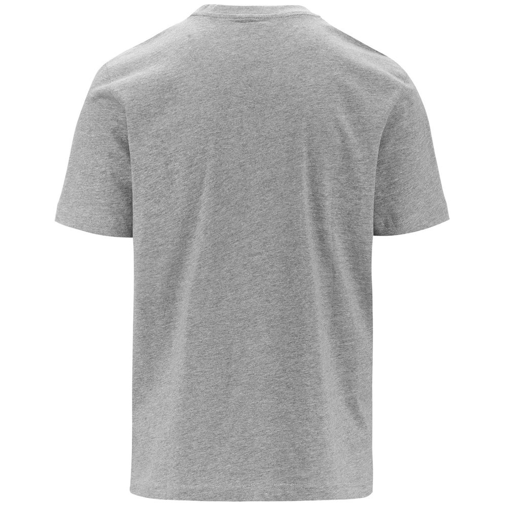 Men Kappa Logo Korpo Cafers Slim T-Shirt Grey | 657182-ITV