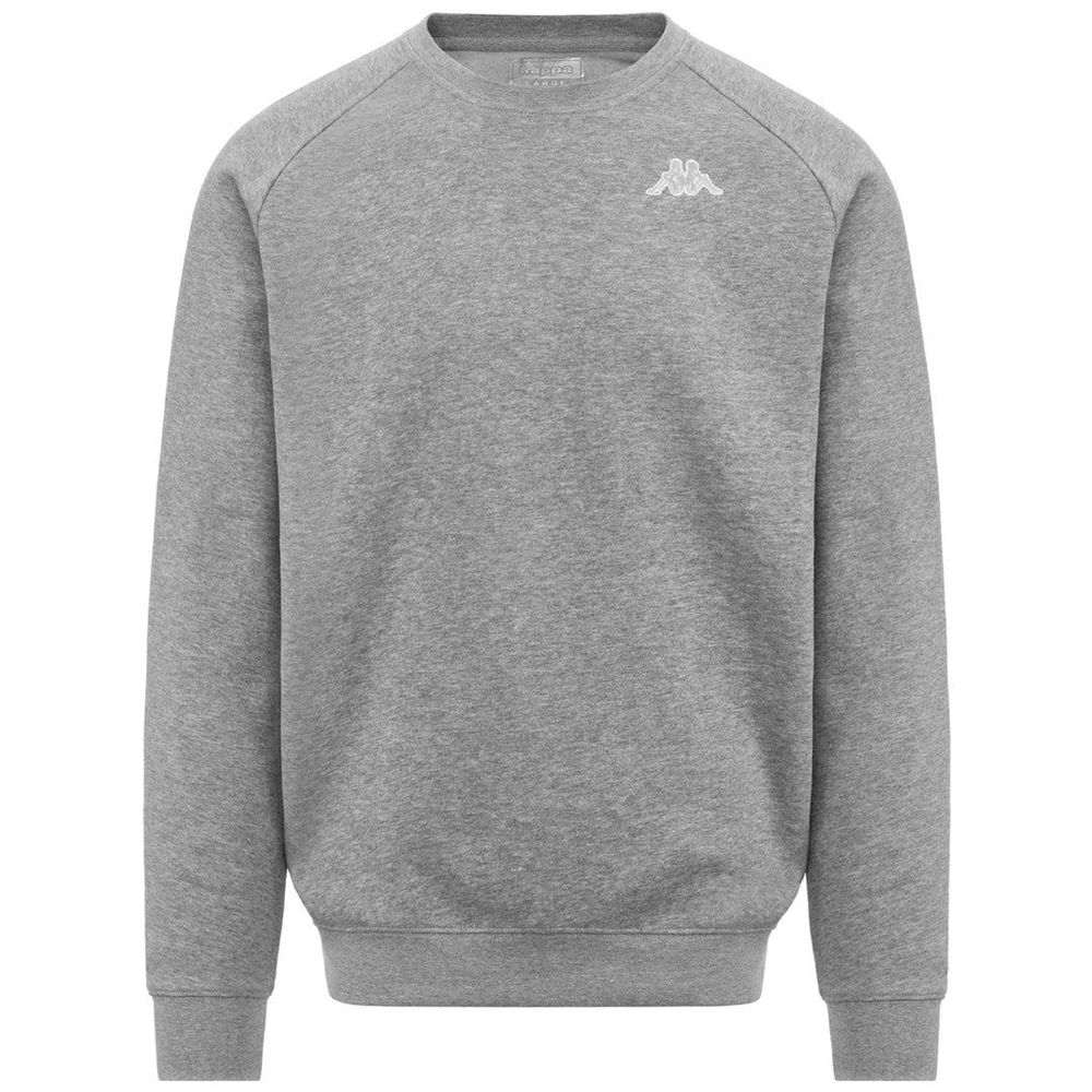 Men Kappa Logo Korpo Caimali Sweater Grey | 069753-CVZ