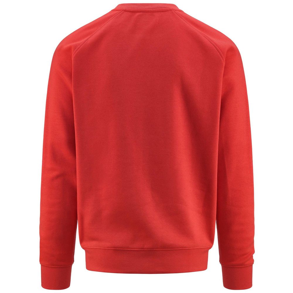 Men Kappa Logo Korpo Caimali Sweater Red | 896345-FGW