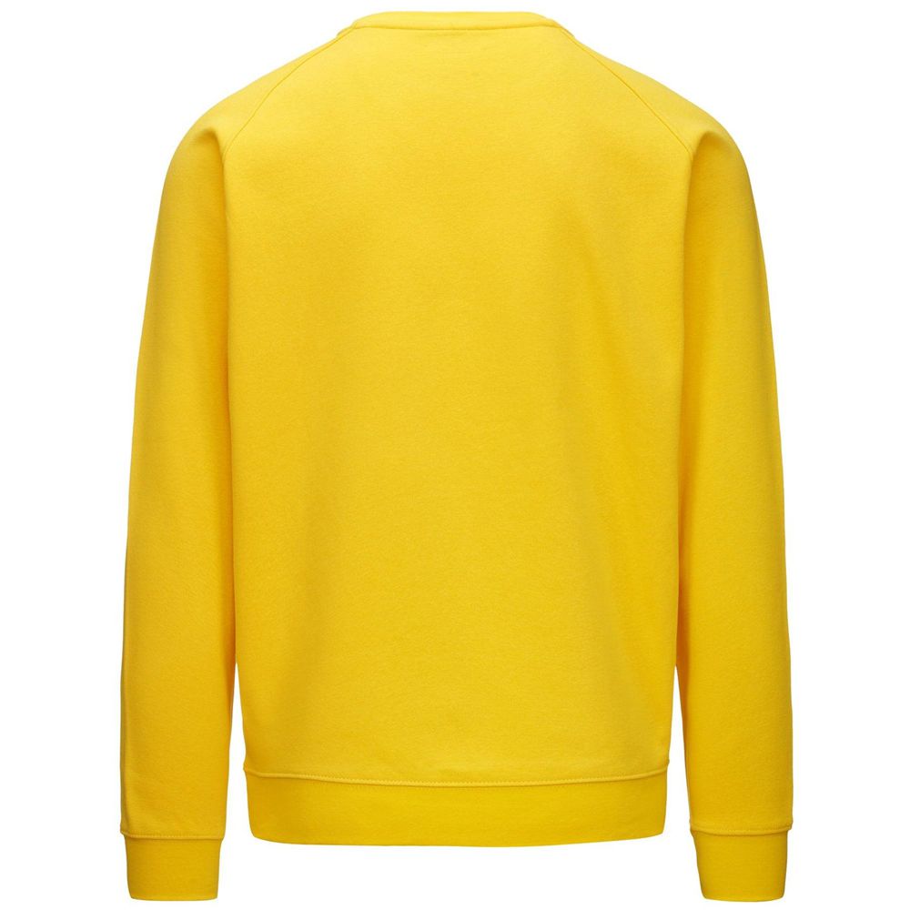 Men Kappa Logo Korpo Caimali Sweater Yellow | 475298-QSW