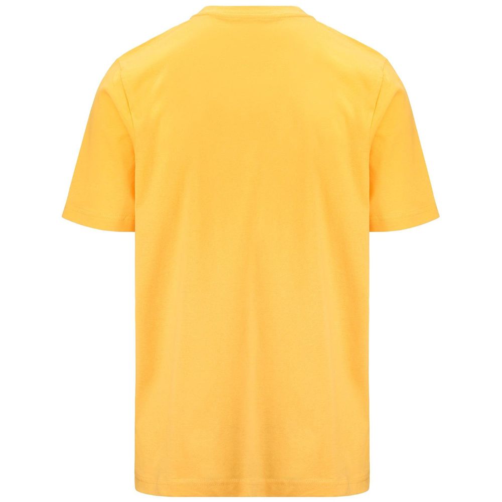 Men Kappa Logo Korpo Cromen T-Shirt Yellow | 698731-IBR