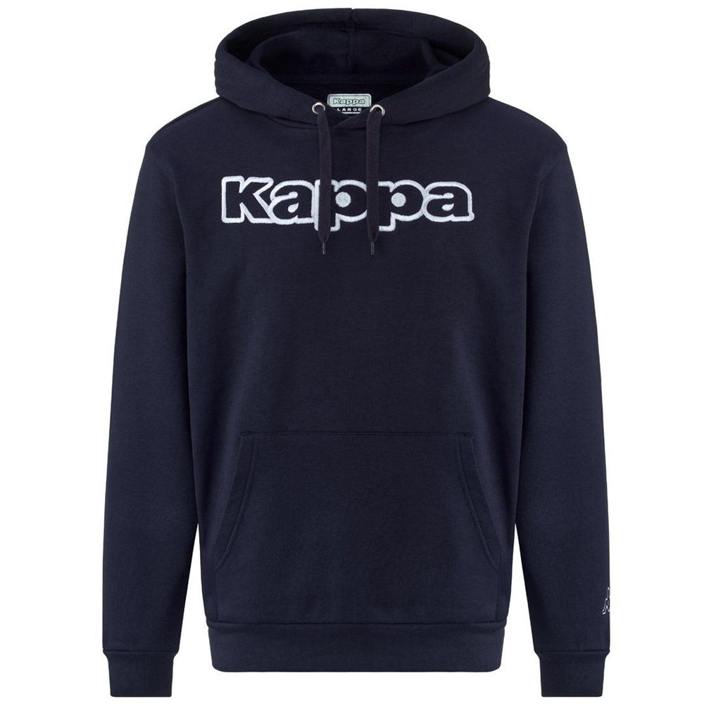 Men Kappa Logo Korpo Dafers Hoodie Navy | 285746-OTA