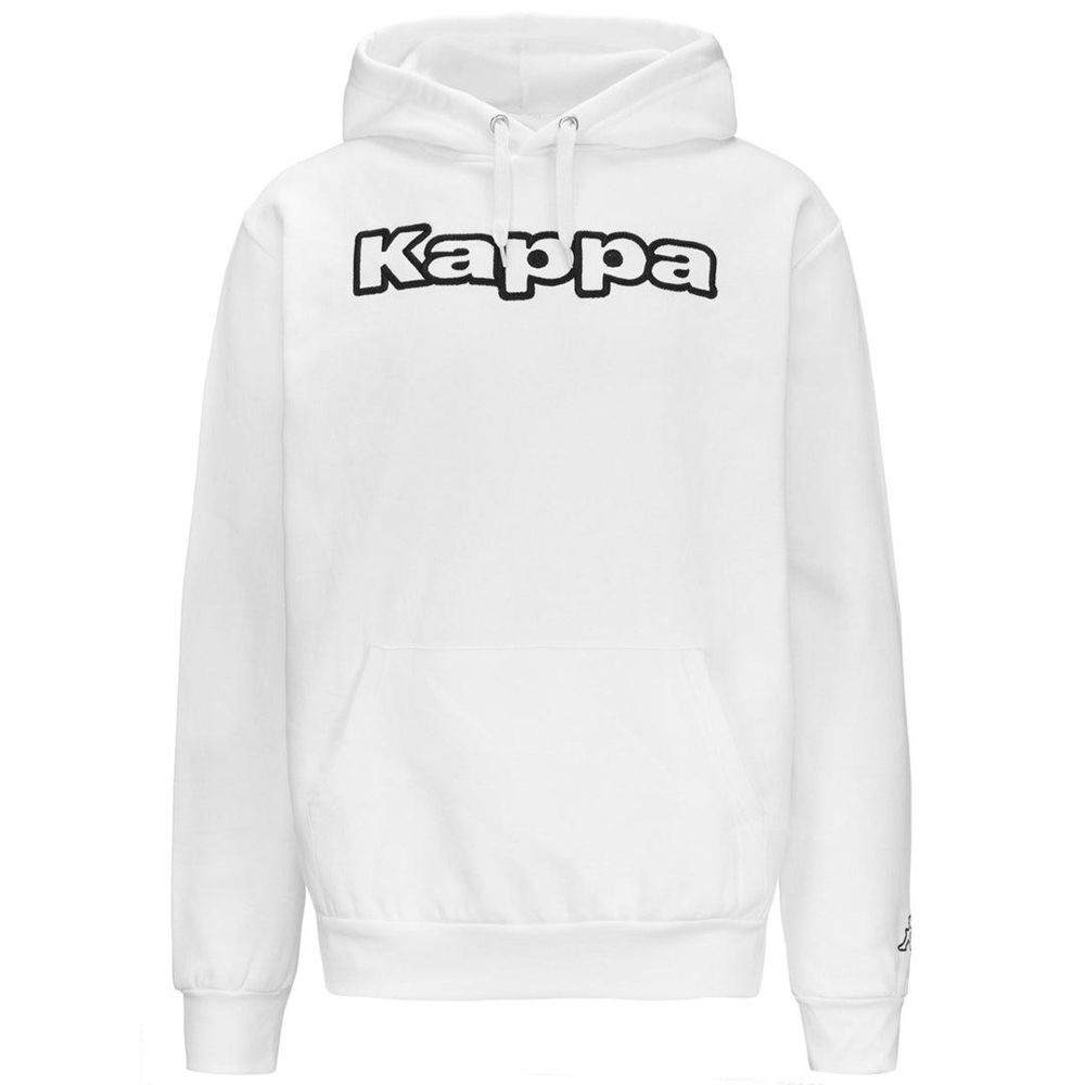 Men Kappa Logo Korpo Dafers Hoodie White | 618702-KID