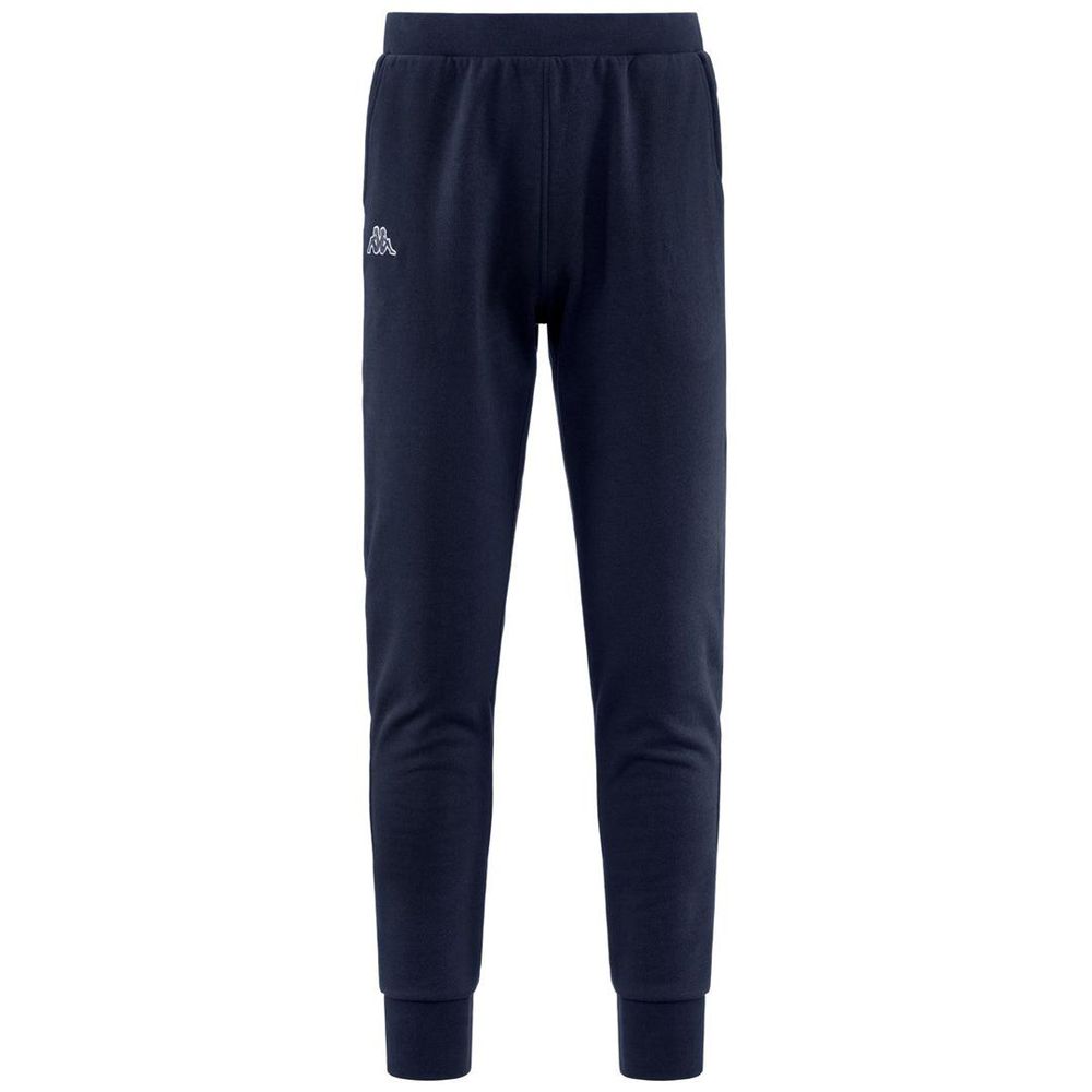 Men Kappa Logo Korpo Zant Pants Navy | 953126-PGL