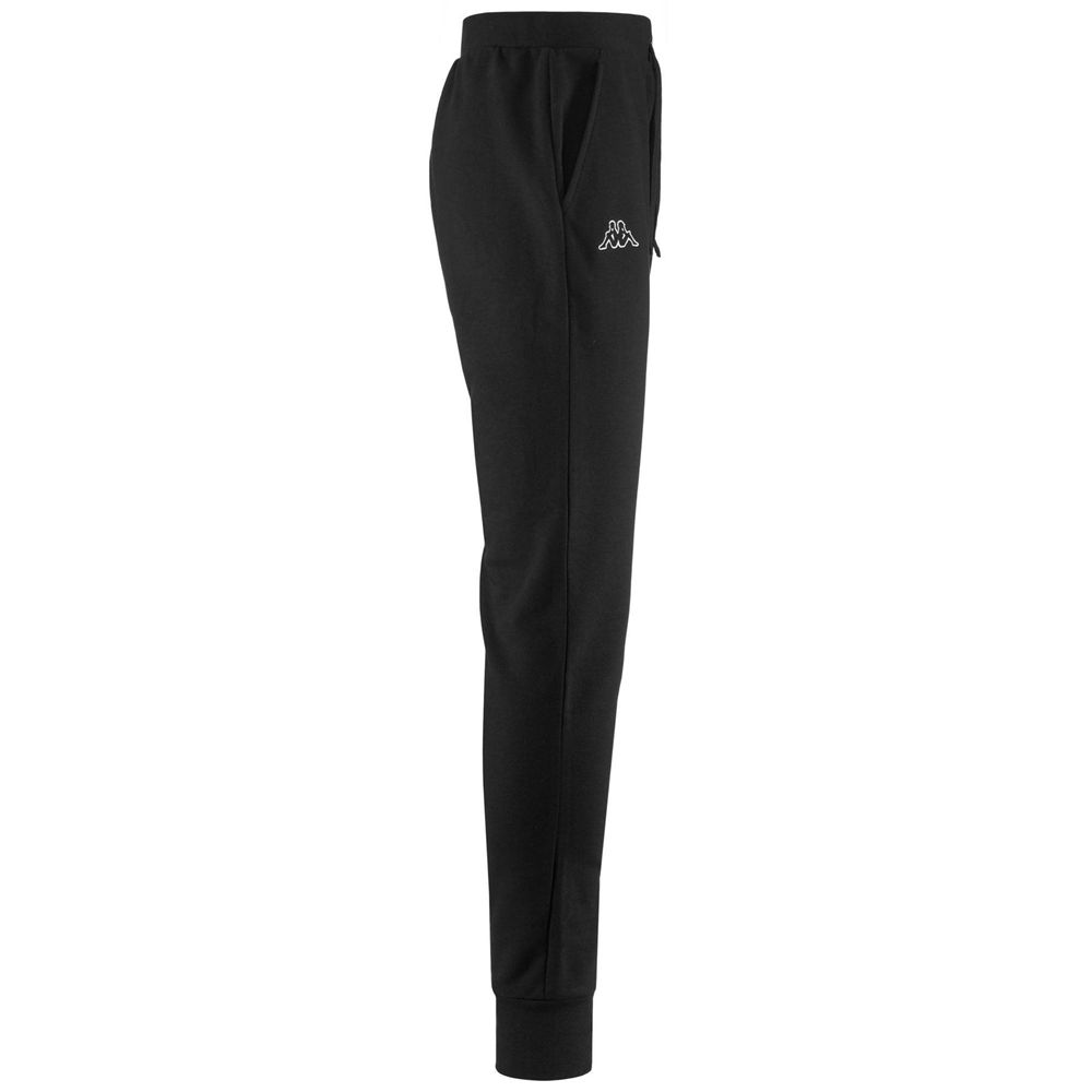 Men Kappa Logo Korpo Zanty Pants Black | 034826-LNR