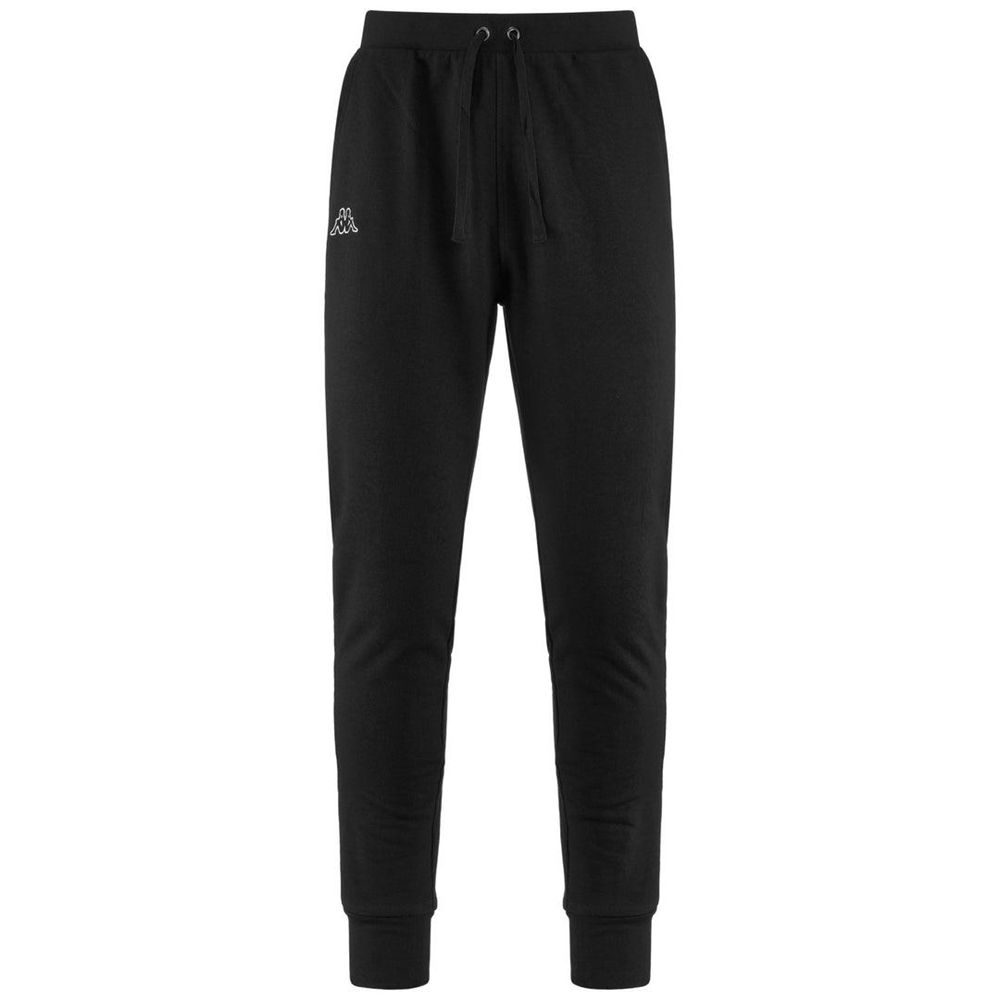 Men Kappa Logo Korpo Zanty Pants Black | 034826-LNR