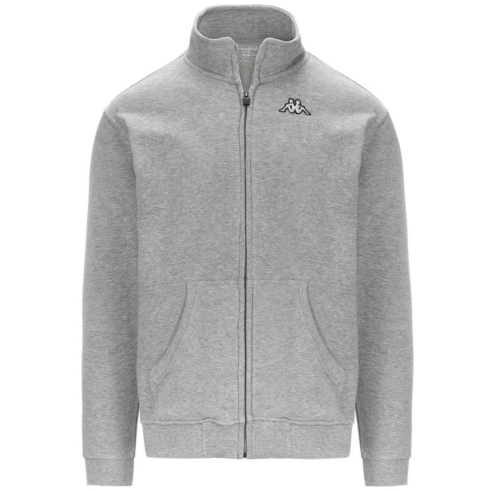 Men Kappa Logo Korpo Zentil Jacket Grey | 159863-KPR