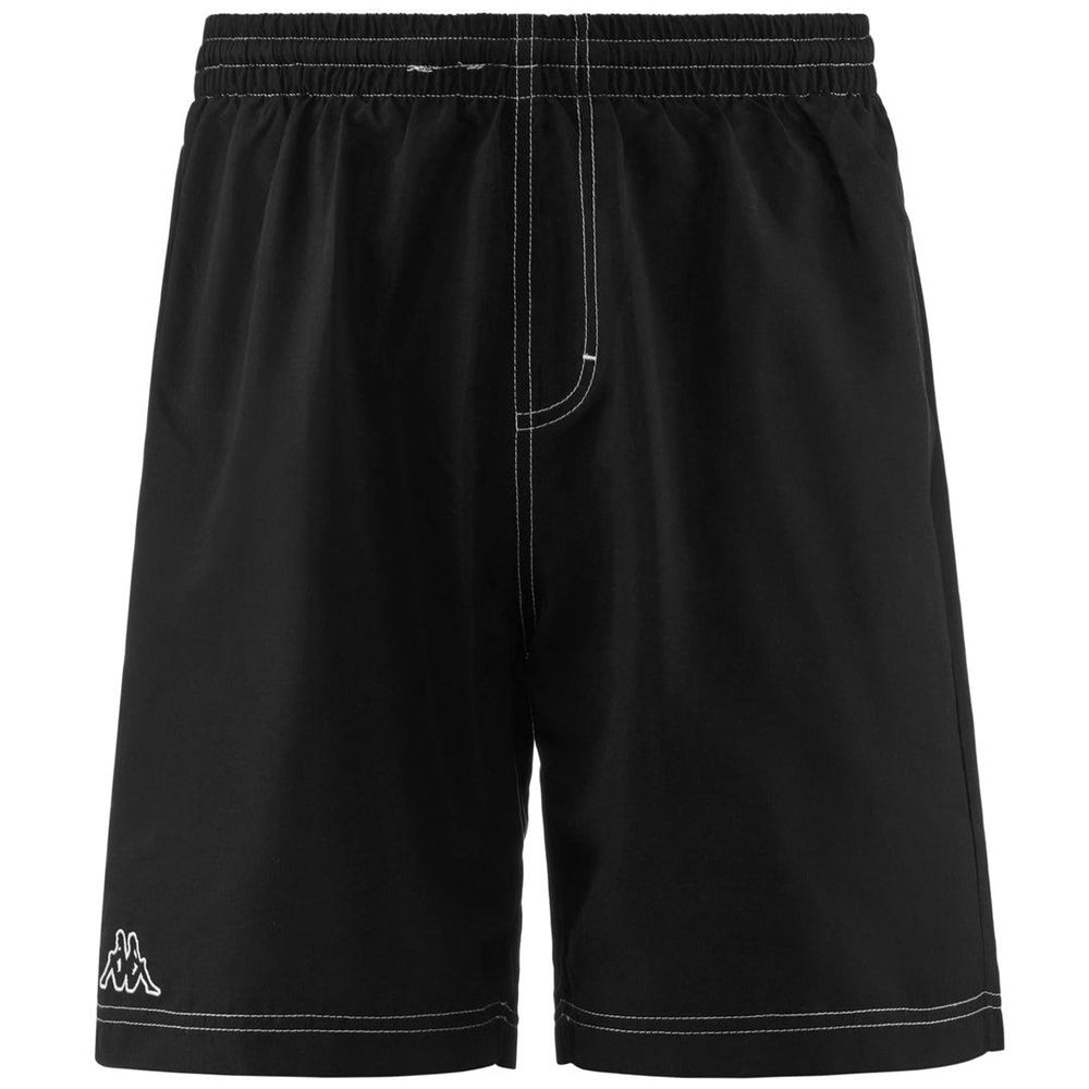 Men Kappa Logo Korpo Zolg Swimwear Black | 136724-CDI