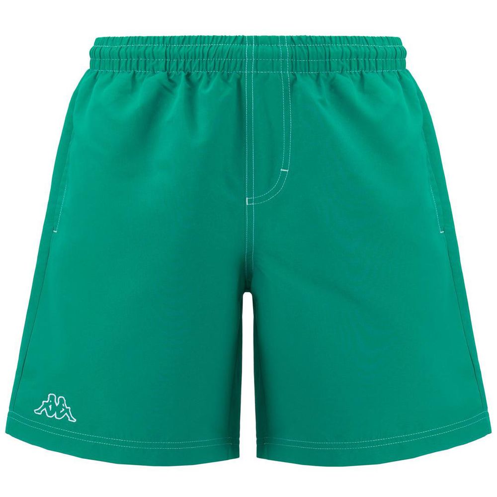 Men Kappa Logo Korpo Zolg Swimwear Green | 689204-PLD