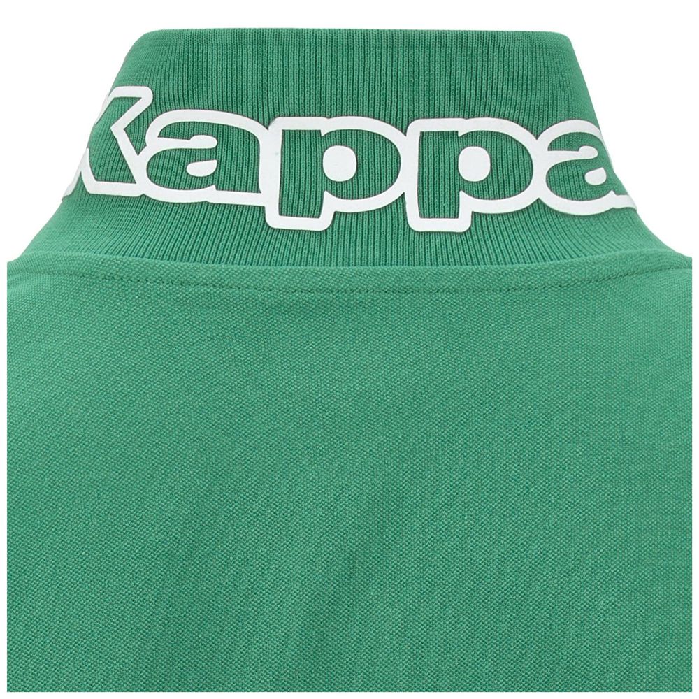 Men Kappa Logo Life Mss Polo Shirt Green | 364275-FOD