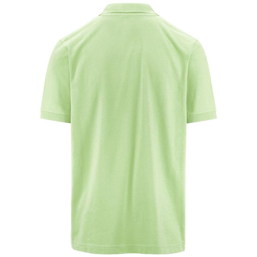 Men Kappa Logo Life Mss Polo Shirt Green | 750394-UBE