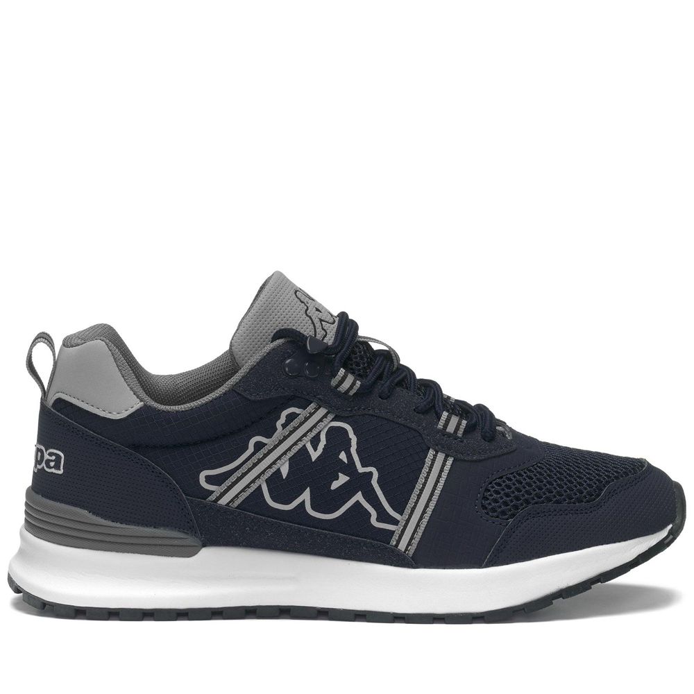 Men Kappa Logo Lino Sneakers Navy | 029653-CIG